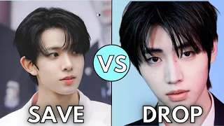 Impossible Save one drop one  male Kpop Idols Edition (EXTREMLY HARD EDITION) | Kpop games