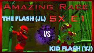 Amazing Race - Flash vs Kid Flash!! SX E1 (LEGO DC Supervillains)