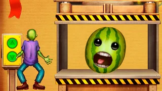 MACHINE PRESS vs WATERMELON BUDDY | Kick The Buddy | Bananos Gameplay