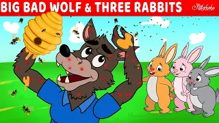 Big Bad Wolf and three Rabbits | Tales in Hindi | बच्चों की नयी हिंदी कहानियाँ