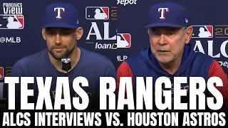 Nathan Eovaldi & Bruce Bochy talk Texas Rangers vs. Houston Astros, Max Scherzer & Jon Gray Return