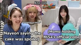 TWICE *casually* spoiling the MiSaMo's sub-unit debut 😳