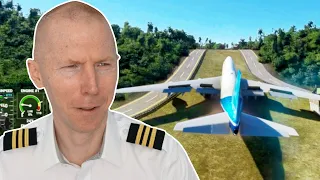Boeing 747 Landing at St Barts | Microsoft Flight Sim 2020