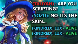 This Lux skin gives me Aimbot...