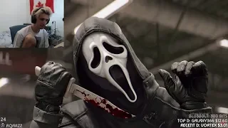 xQcOW reacts to "Dead by Daylight - Ghost Face Trailer"