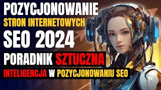 Pozycjonowanie Stron SEO 2024 Sztuczna Inteligencja AI Pozycjonowanie SEO Poradnik