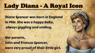 Learn English Through Story 🌟Level 3 | Lady Diana  -  A Royal Icon