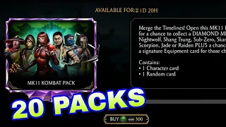 Buying 20 MK 11 Diamond Packs in Mortal Kombat Mobile