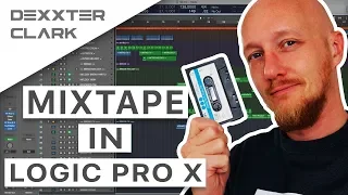 How to make dj mix in Logic Pro X // dj demo mashup or mixtape in Logicprox