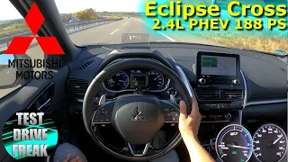 2021 Mitsubishi Eclipse Cross Plug in Hybrid 4WD 188 PS TOP SPEED AUTOBAHN DRIVE POV
