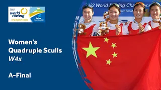 2022 World Rowing Championships - Women's Quadruple Sculls - A-Final