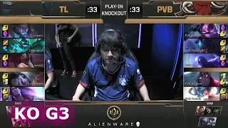 Team Liquid vs Phong Vũ Buffalo - Game 3 | Knockouts Play-Ins of LoL MSI 2019 | TL vs PVB G3