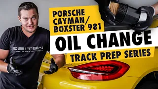 DIY Porsche Oil Change (981 Cayman/Boxster S)