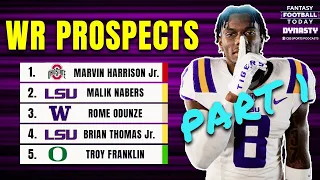 2024 NFL Draft Wide Receiver Prospects Part 1 with Matt Waldman! (Fantasy Football Today Dynasty)