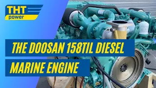 Doosan 158TIL Diesel Marine Engine Walk Around