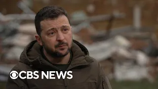 Extended interview: Ukraine's President Volodymyr Zelenskyy speaks with CBS News