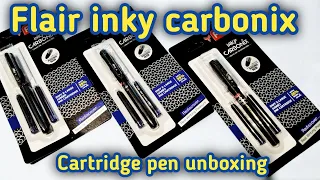 FLAIR CARBONIX INKY PEN UNBOXING AND REVIEW