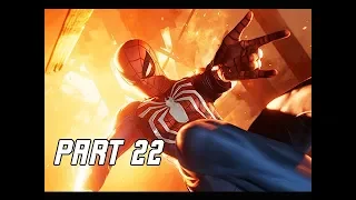 MARVEL'S SPIDER-MAN Walkthrough Part 22 - FIRE (PS4 Pro 4K Let's PLay)