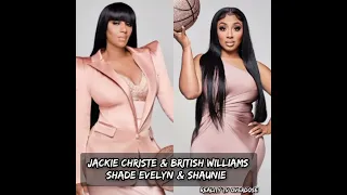 #basketballwives  Jackie & British Shade Evelyn & Shaunie #viral #shorts #fyp