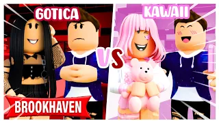 NOVIA GÓTICA vs NOVIA KAWAII en BROOKHAVEN - Roblox YoSoyLoki