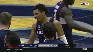 UConn Men's Basketball Highlights v. Georgetown 02/23/2021