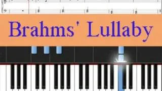 Learn Piano | Brahms Lullaby - Easy Piano Music Tutorial