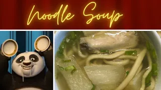 How to make NOODLE SOUP with secret ingredients from Kungfu Panda /如何做《功夫熊猫》中的秘制汤面