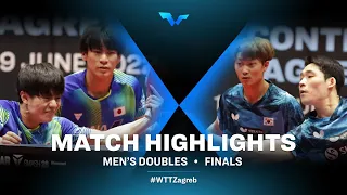 Yukiya Uda/Shunsuke Togami vs Jang Woojin/Cho Daeseong | MD | WTT Contender Zagreb 2022 | (Finals)