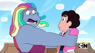Steven says goodbye to Lapis,Bismuth, Peridot, and Jasper