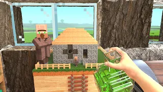 A Small House For Villager - Minecraft Animation