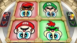 Super Mario Party MiniGames - Mario Vs Luigi Vs Diddy Kong Vs Bowser Jr (Master Cpu)