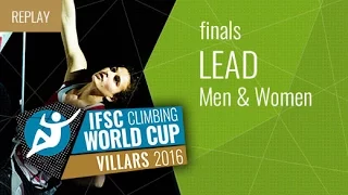 IFSC Climbing World Cup Villars 2016 - Lead - Finals - Men/Women