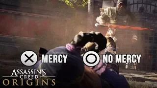 Assassin's Creed Origins - All Good & Bad Endings (Gladiator Endings) Mercy or No Mercy Choice