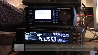 YAESU FT450 & SW 2017 Сравниваю по приему .