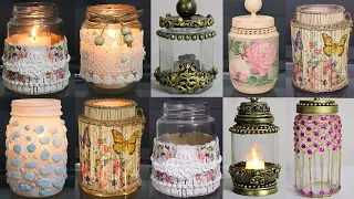 8 Best Idea from recycled Glass jars | Diy home decor craft ideas