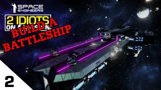 Space Engineers Tutorial - How To Build a Battleship #2 - Large Ship Design