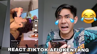 AFIQKENTANG MINUM BOTOL SUSU 😱 REACTION TIKTOK AFIQKENTANG 😂