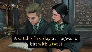 Hogwarts Legacy: A witch's first day at Hogwarts but with a twist