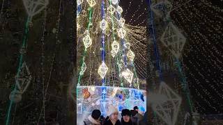Живая ёлка на Площади 1905 года 3 января 2023 — ЕКАТЕРИНБУРГ — ЛЕДОВЫЙ ГОРОДОК #екатеринбург #россия