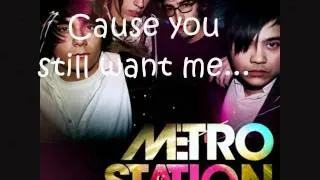 Now That Were Done - Metro Station ( lyrics )