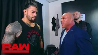 Roman Reigns leaves the building: Raw, July 30, 2018
