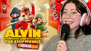 I Watched *ALVIN AND THE CHIPMUNKS THE SQUEAKQUEL* Because Of Peer Pressure!! (reaction/commentary)