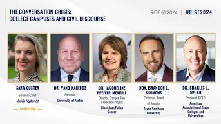 RISE 2024: Panel 4 - The Conversation Crisis: College Campuses and Civil Discourse