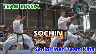 Russia - Sochin, Men Team Kata Final