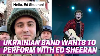 Ed Sheeran urged to make poignant gesture to Ukraine soldiers at Birmingham concert