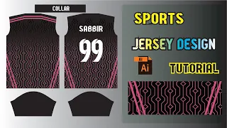 How To Design a Sports Pattern Jersey in Adobe illustrator