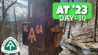 Appalachian Trail Thru Hike Day: 10 l Crossing into NC