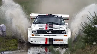 Audi Quattro 5-cyl. Turbo madness - S1, Pikes Peak, 200, Sport Quattro, ... (Eifel rally 2018)