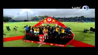 Mamelodi Sundowns received their ABSA Premiership trophy