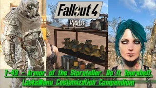 Fallout 4 Mods #21 - T-49 Armor of the Storyteller, Do It Yourshelf, LooksMenu Customization Compe